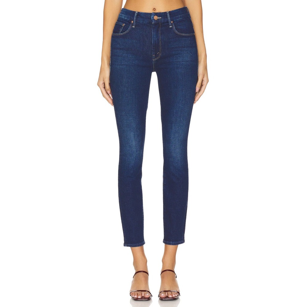 Mother The Looker Ankle Jeans River Rule Dark Wash Skinny Denim Womens 28‎